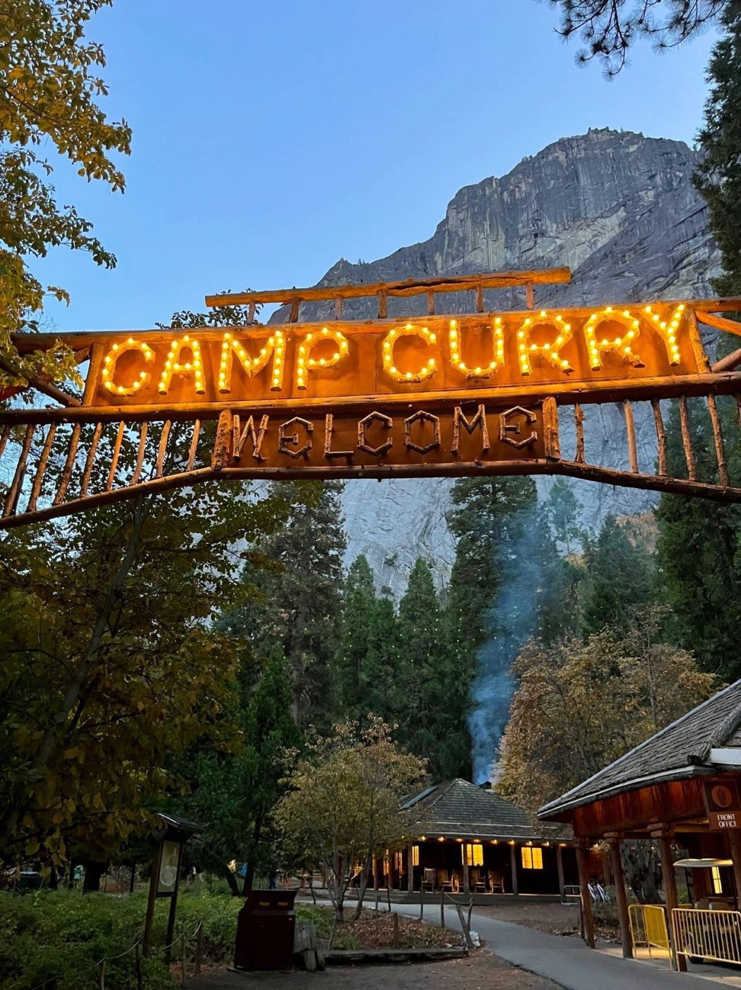 Camp Curry in Yosemite National Park, California