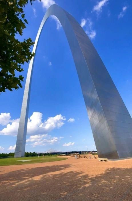 The Gateway Arch in St. Louis, Missouri