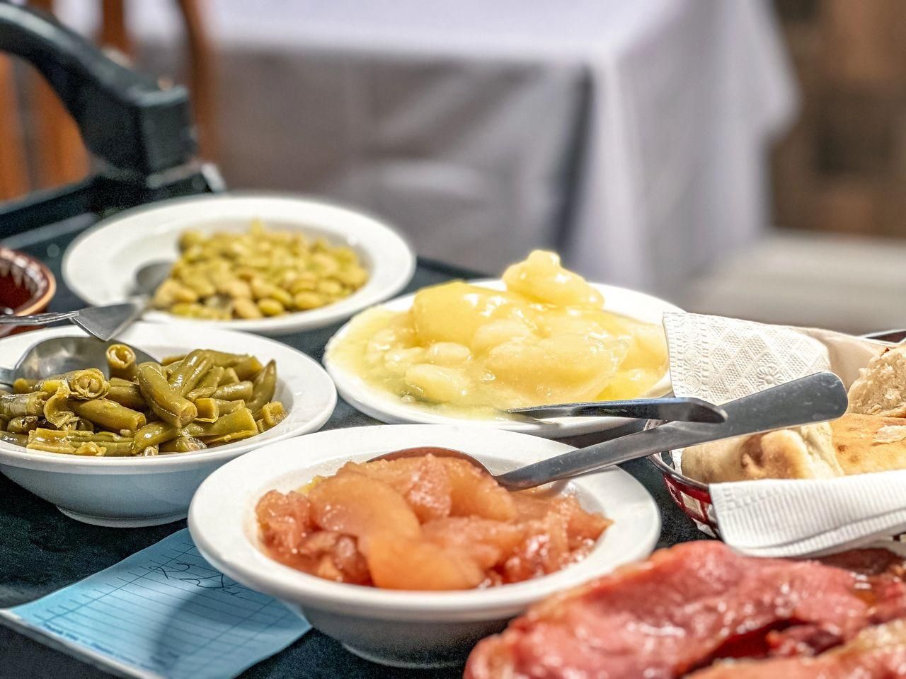 All-you-can-eat catfish, fried chicken, and country ham meal at The Lighthouse Restaurant in Sulphur Well