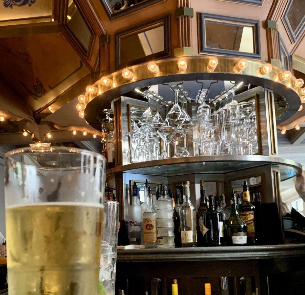 Beer at the Carousel Bar at the Hotel Monteleone in New Orleans