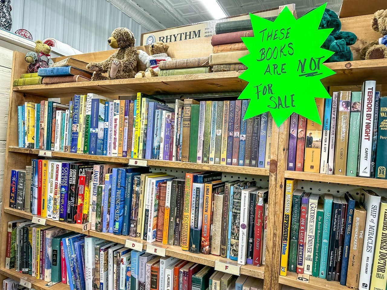 The Book Nook at the General Store in Fountain Run, Kentucky