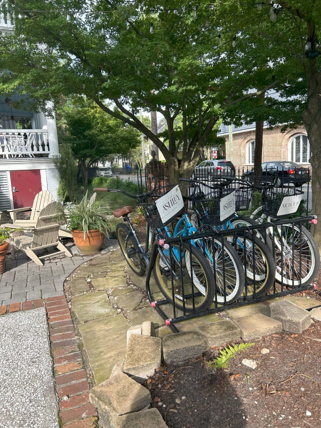 Bikes at The Ashley Inn, Charleston, South Carolina