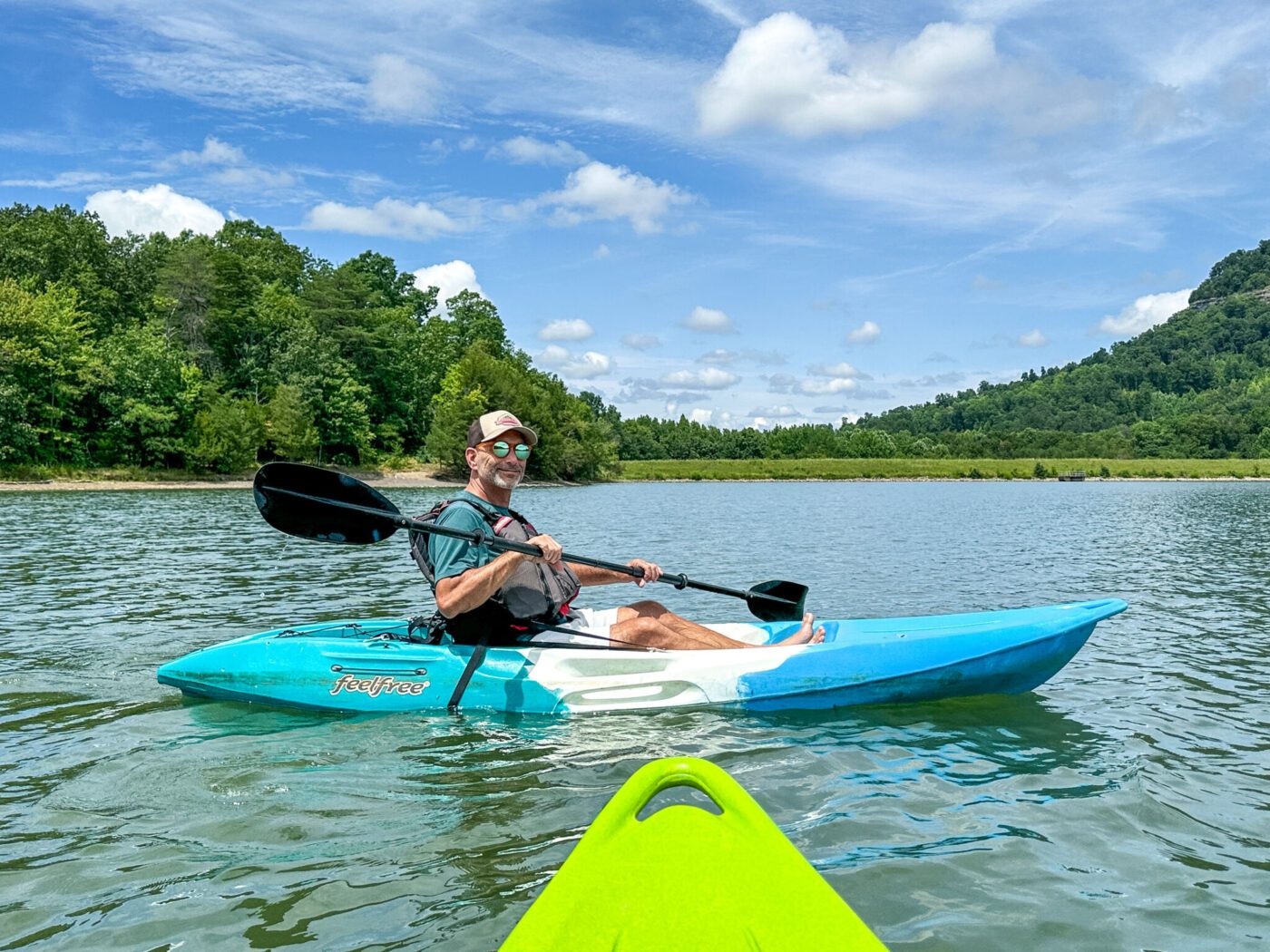 Kayaking-Lake-Owsley-in-Berea-Kentucky