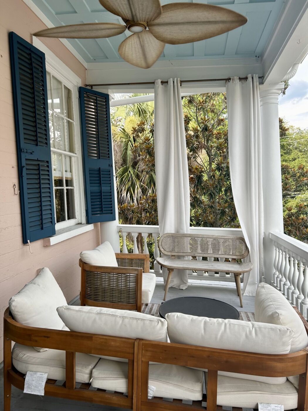 Veranda at The Ashley Inn in Charleston, South Carolina