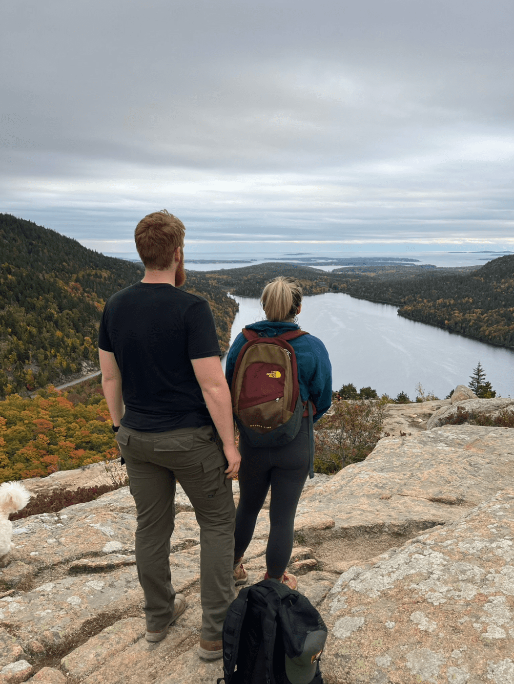 Jordan Pond from the South Bubble, Acadia National Park, Maine