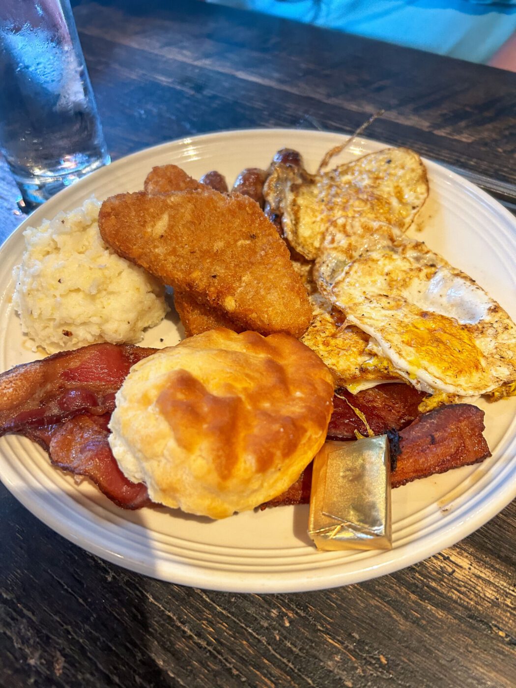 Big Blue Breakfast Platter at Zim's Cafe in Lexington, Kentucky