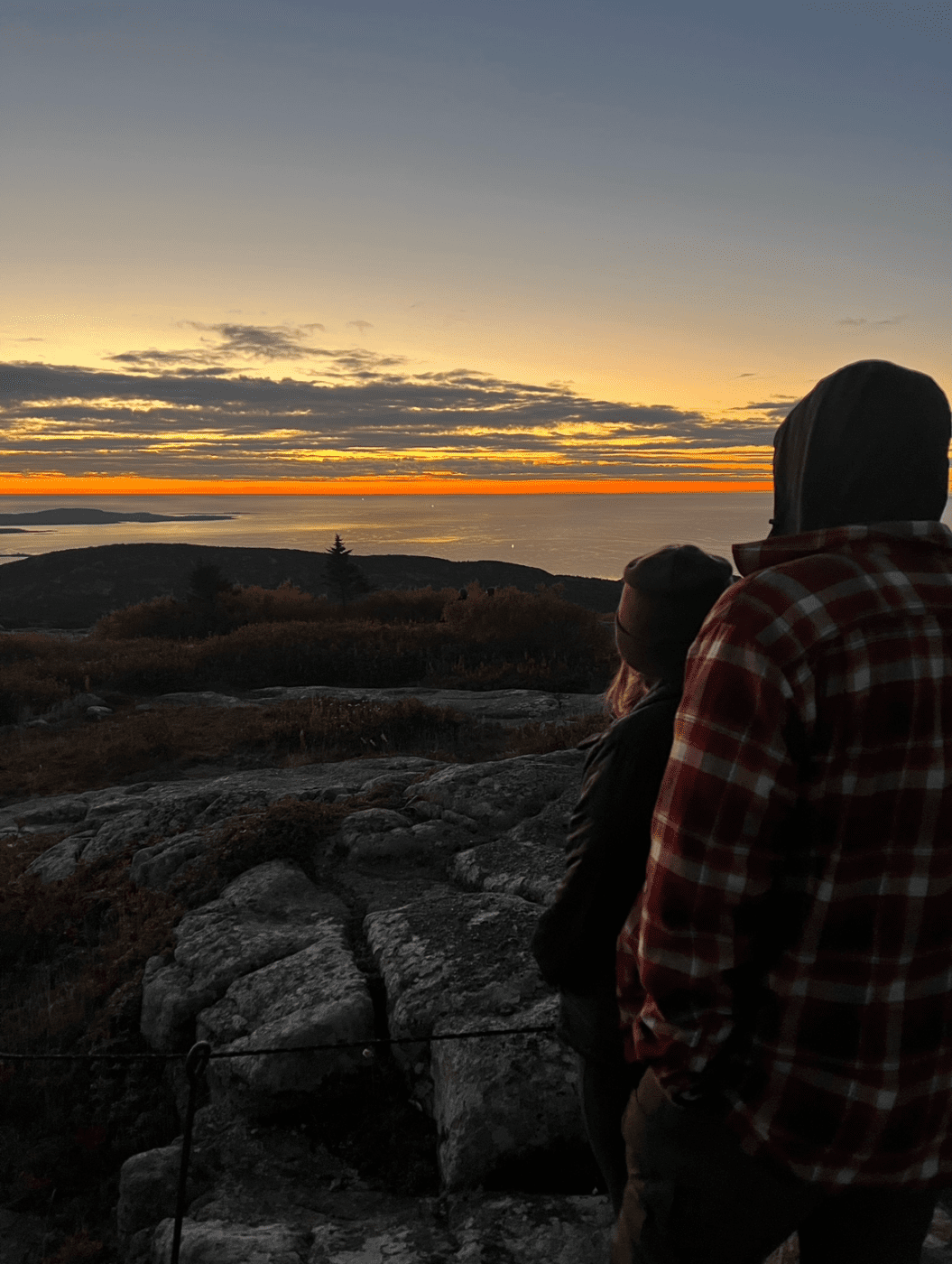 Sunrise on Cadillac Mountain, Acadia National Park, Maine