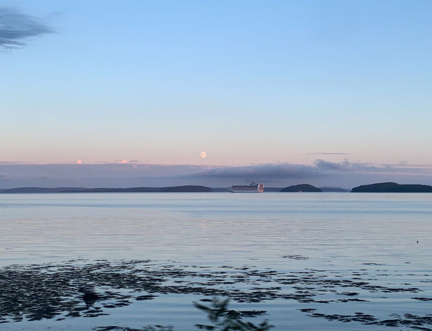 View from The Chart Room, Bar Harbor, Maine