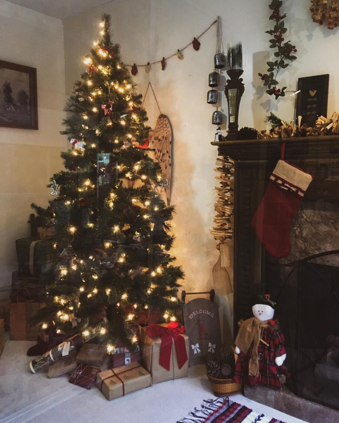 Christmas Tree at Sweetwater Bookshop in Campbellsville, Kentucky