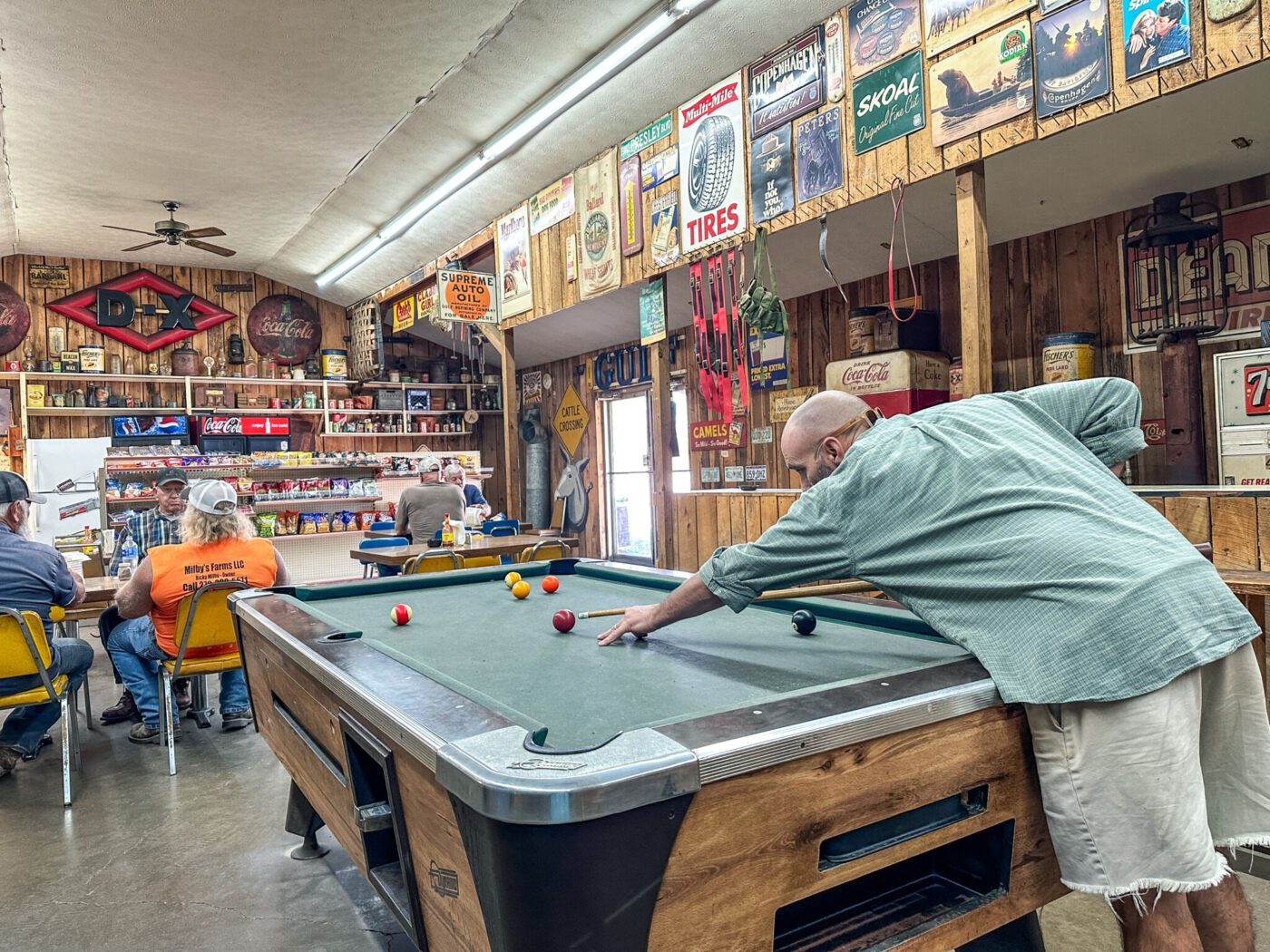 Pool at Ol' Mule Diner, Campbellsville, Kentucky