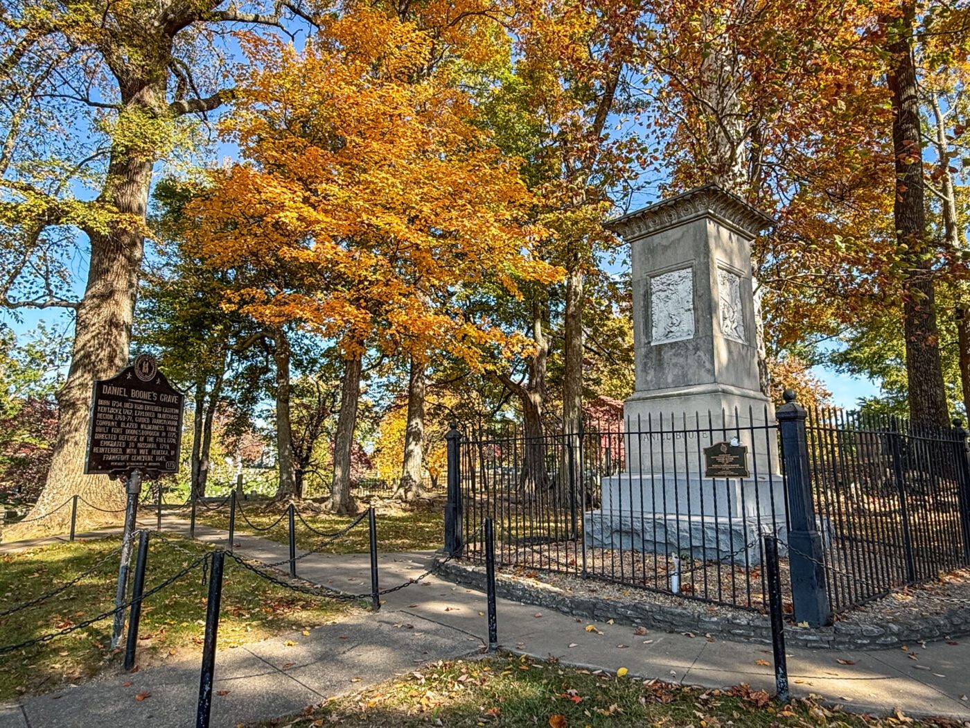 Daniel Boone's Grave, Frankfort, Kentucky