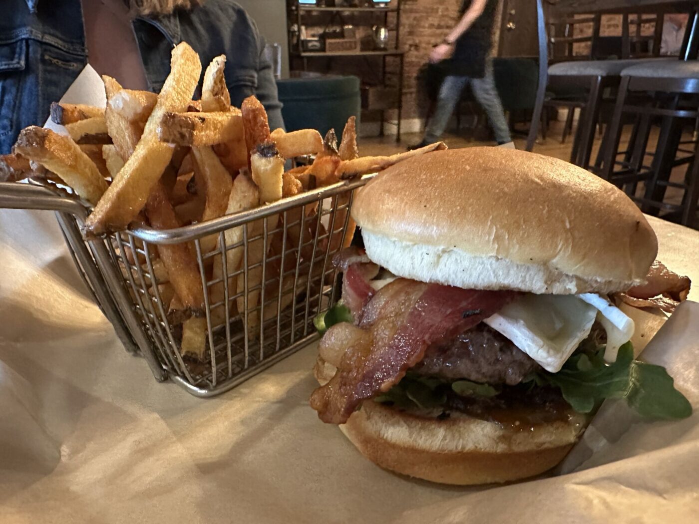 Fig and Brie burger at Gerard's 1907 Tavern in Bowling Green, Kentucky