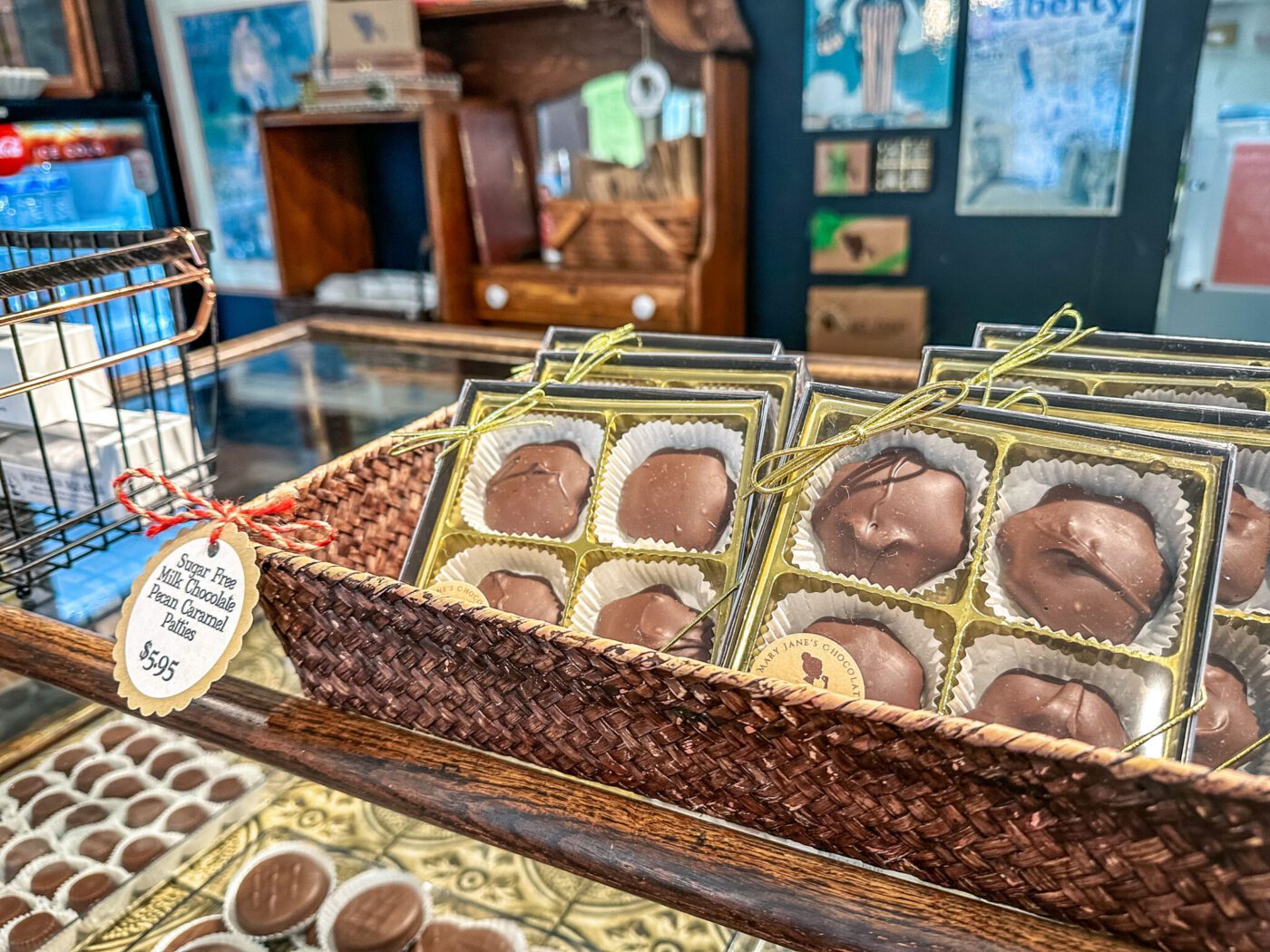 Mary Jane’s Chocolates in downtown Bowling Green, Kentucky