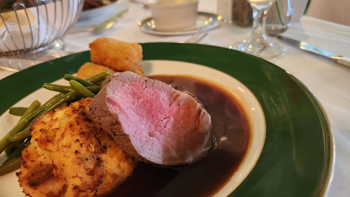 Dining at the Grand Hotel, Mackinac Island, Michigan