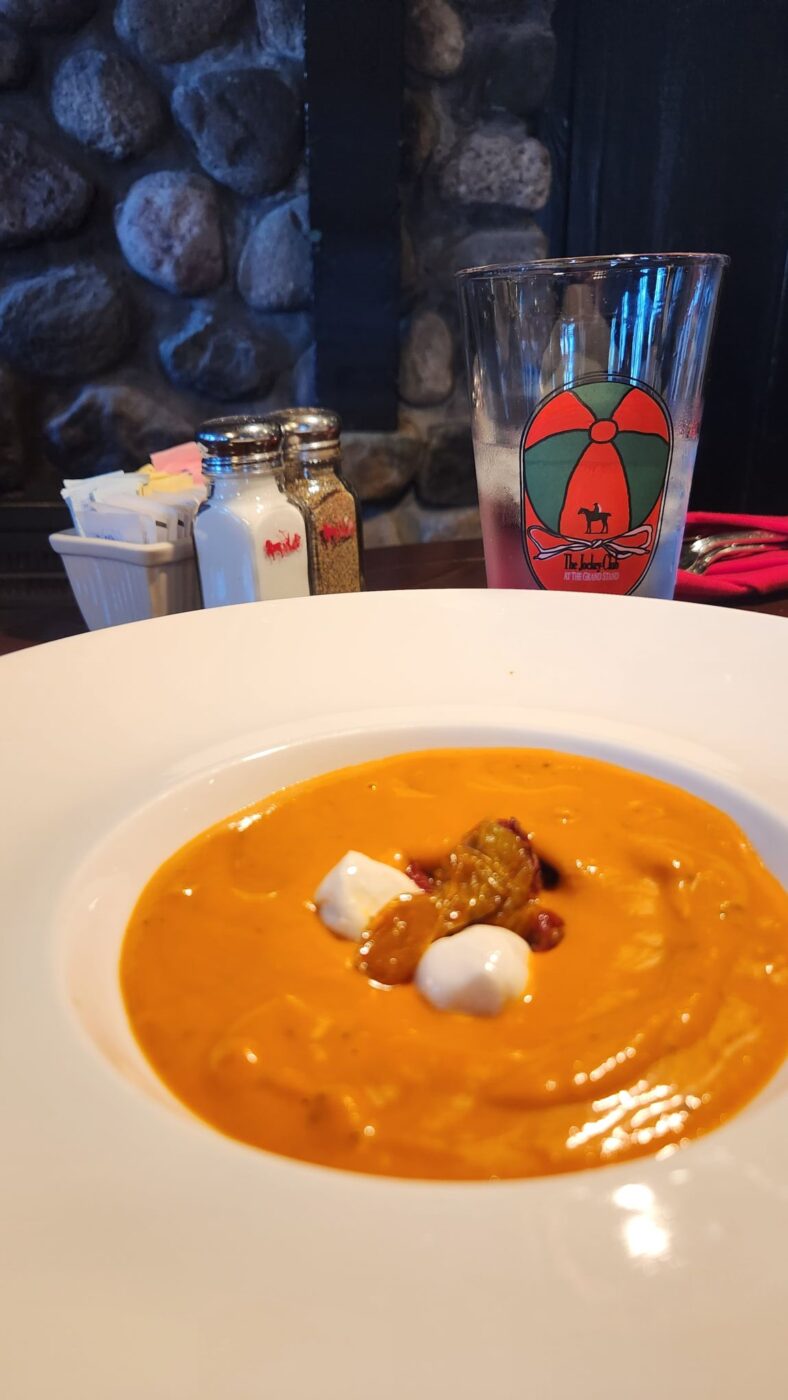 Dining at the Jockey Club at the Grand Hotel, Mackinac Island, Michigan