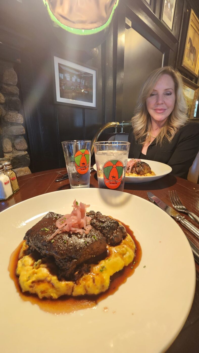 Dining at the Jockey Club at the Grand Hotel, Mackinac Island, Michigan