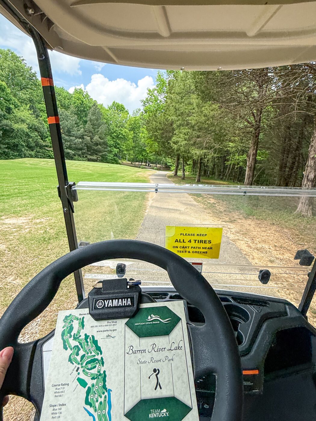 Golfing at Barren River Lake State Resort Park, Kentucky