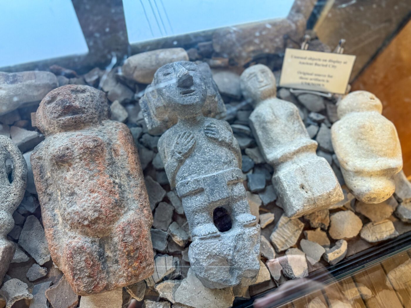 Artifacts at Wickliffe Mounds State Historic Park, Kentucky