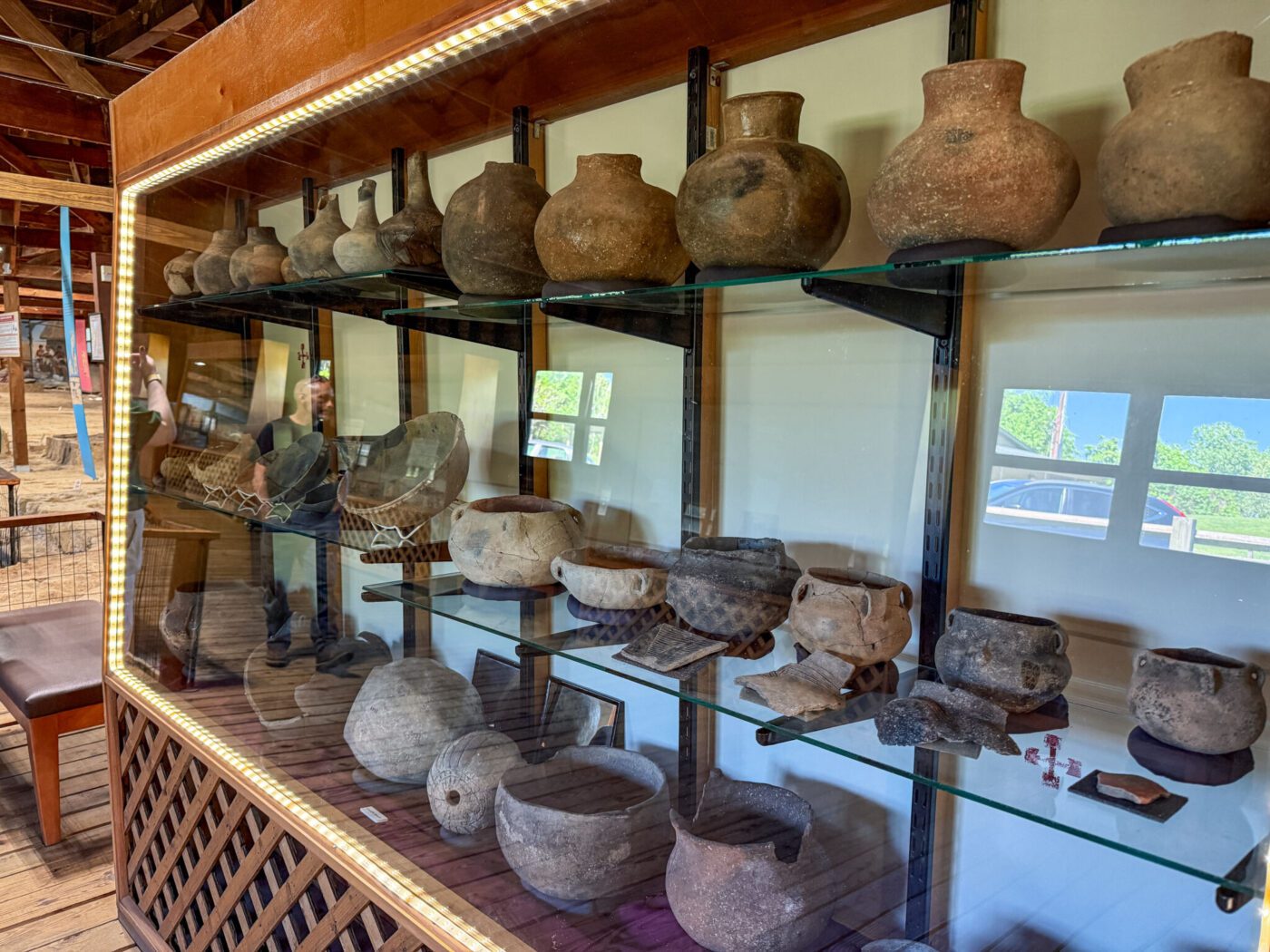 Artifacts at Wickliffe Mounds State Historic Park, Kentucky