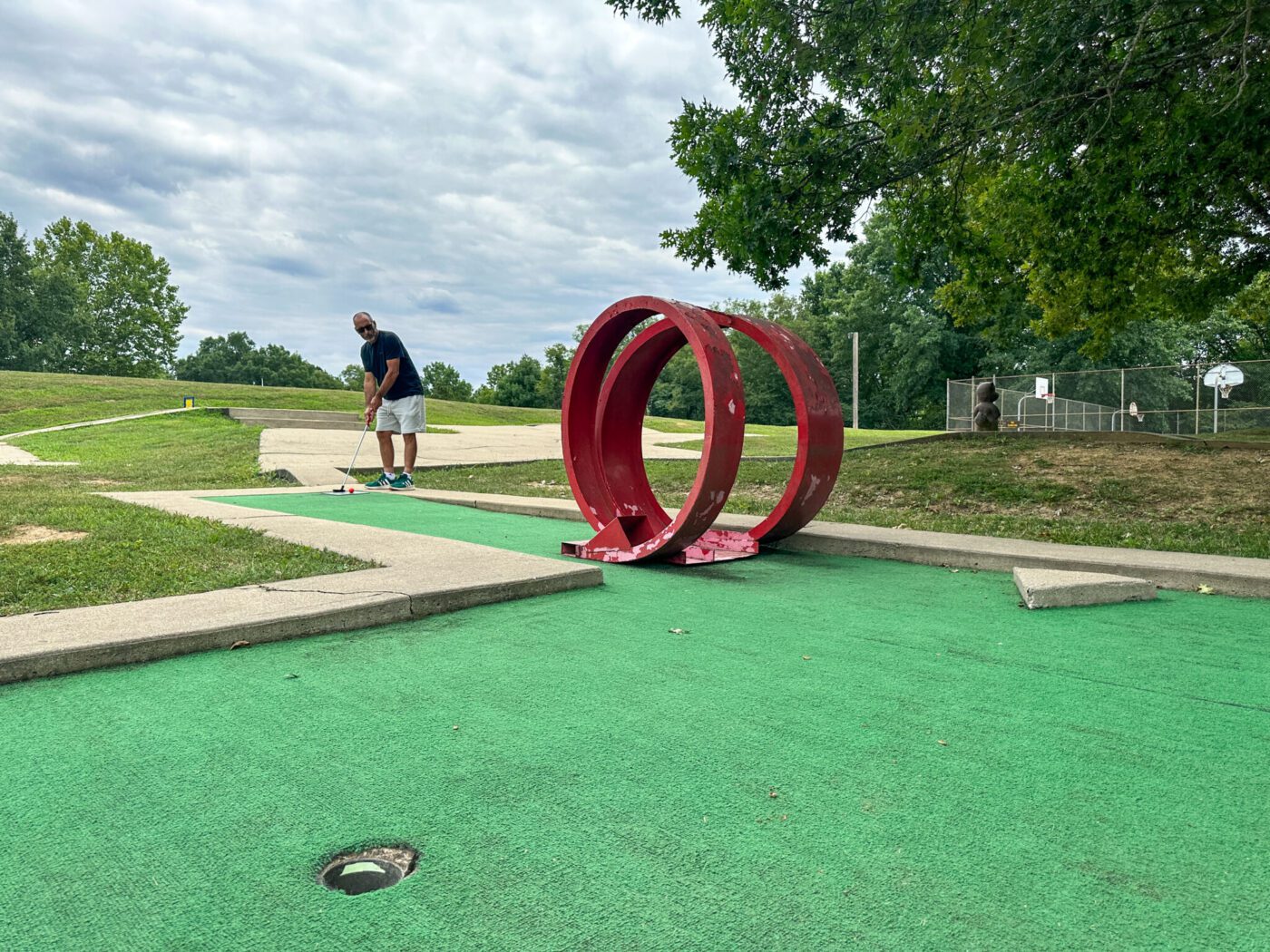 Mini golf at Kincaid Lake State Park, Kentucky