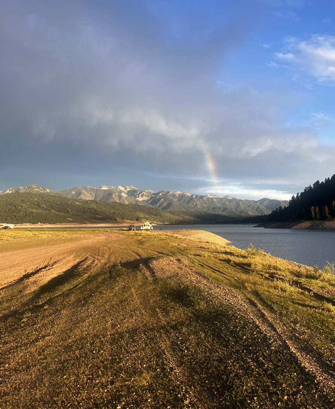 Camping near Grand Teton National Park, Wyoming